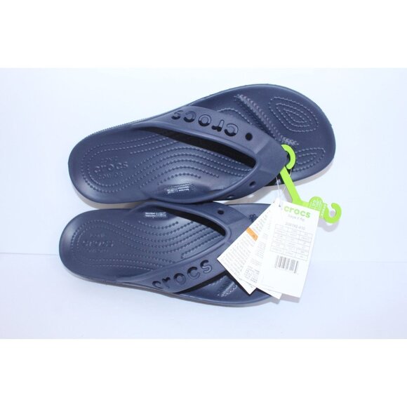 Crocs Adult Baya ll Flip Flop Sandals M9 W11 Blue Iconic Comfort Slide On Casual - Picture 2 of 9